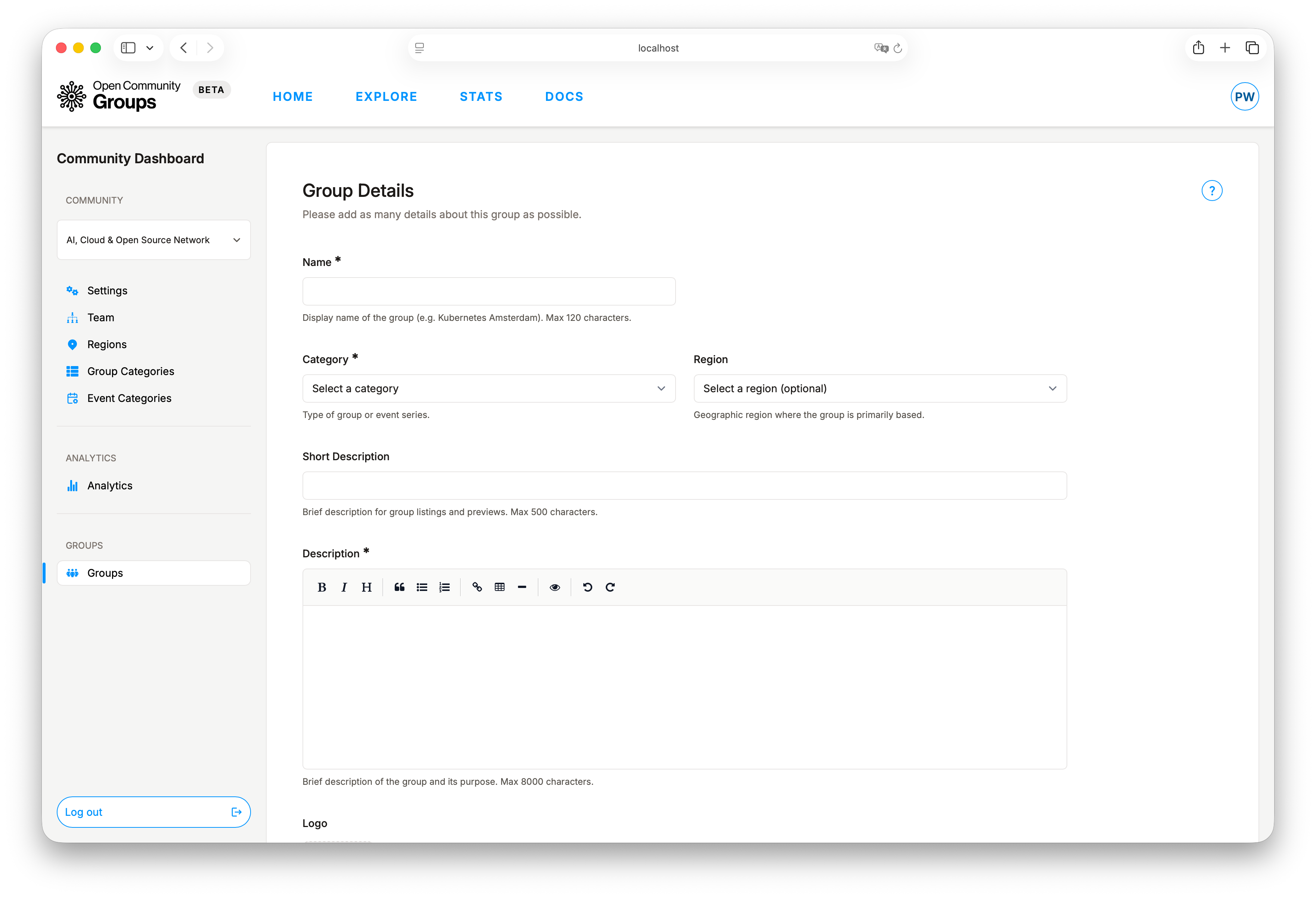Add group flow
